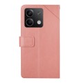 For Xiaomi Redmi Note 13 Pro 4G Global Y-shaped Pattern Flip Leather Phone Case(Pink)