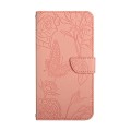 For Xiaomi 14 Skin Feel Butterfly Embossed Flip Leather Phone Case(Pink)