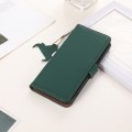 For Xiaomi Redmi Note 13 4G Genuine Leather Magnetic RFID Leather Phone Case(Green)