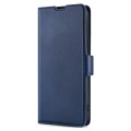For Realme 12 5G Ultra-thin Voltage Side Buckle Horizontal Flip Leather Phone Case(Blue)