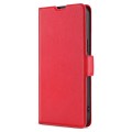 For Realme GT5 Pro 5G Ultra-thin Voltage Side Buckle Horizontal Flip Leather Phone Case(Red)