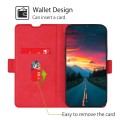 For Xiaomi 14 Ultra 5G Ultra-thin Voltage Side Buckle Horizontal Flip Leather Phone Case(Red)