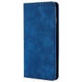 For Tecno Pova 5 Pro Skin Feel Magnetic Leather Phone Case(Blue)