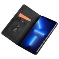 For Tecno Pova Neo 3 Skin Feel Magnetic Leather Phone Case(Black)