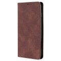 For Xiaomi 14 Pro Skin Feel Magnetic Leather Phone Case(Dark Brown)