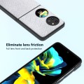 For Huawei Pocket 2 ABEEL Diamond Black Edge Phone Case(Jewel Silver)