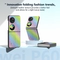 For Huawei Pocket 2 ABEEL Diamond Black Edge Phone Case(Rainbow Diamond)