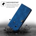 For Huawei nova 12i 4G Skin Feel Magnetic Leather Phone Case(Blue)