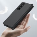 For Samsung Galaxy Z Fold5 Skin Feel PC Phone Case with Hinge(Orange)
