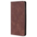 For Nokia C110 4G Skin Feel Magnetic Leather Phone Case(Dark Brown)