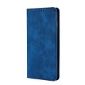 For Samsung Galaxy F14 5G Skin Feel Magnetic Leather Phone Case(Blue)