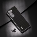 For Samsung Galaxy Z Fold5 ABEEL Carbon Fiber Texture Protective Phone Case(Black)