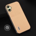 For Samsung Galaxy A05 ABEEL Carbon Fiber Texture Protective Phone Case(Gold)