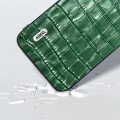 For Samsung Galaxy A05 ABEEL Crocodile Texture Genuine Leather Phone Case(Green)