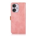 For Xiaomi Redmi 13C KHAZNEH Cowhide Texture Flip Leather Phone Case(Rose Gold)