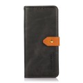 For Xiaomi Redmi 13C KHAZNEH Cowhide Texture Flip Leather Phone Case(Black)