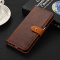 For Xiaomi Redmi Note 13 4G KHAZNEH Cowhide Texture Flip Leather Phone Case(Brown)