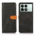 For Xiaomi Redmi K70E / POCO X6 Pro KHAZNEH Cowhide Texture Flip Leather Phone Case(Black)