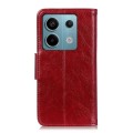 For Xiaomi Redmi Note 13 5G Global Nappa Texture Horizontal Flip Leather Phone Case(Red)