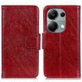 For Xiaomi Redmi Note 13 4G Nappa Texture Horizontal Flip Leather Phone Case(Red)