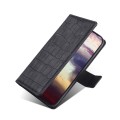 For Samsung Galaxy F14 5G Skin Feel Crocodile Magnetic Clasp Leather Phone Case(Black)