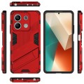 For Xiaomi Redmi Note 13 Punk Armor 2 in 1 PC + TPU Phone Case(Red)