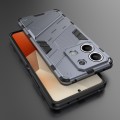 For Xiaomi Redmi Note 13 Punk Armor 2 in 1 PC + TPU Phone Case(Grey)