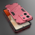 For Xiaomi Redmi Note 13 Punk Armor 2 in 1 PC + TPU Phone Case(Light Red)
