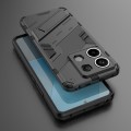 For Xiaomi Redmi Note 13 Pro+ Punk Armor 2 in 1 PC + TPU Phone Case(Black)
