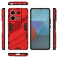 For Xiaomi Redmi Note 13 Pro+ Punk Armor 2 in 1 PC + TPU Phone Case(Red)