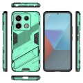 For Xiaomi Redmi Note 13 Pro+ Punk Armor 2 in 1 PC + TPU Phone Case(Green)