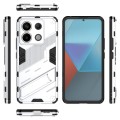 For Xiaomi Redmi Note 13 Pro+ Punk Armor 2 in 1 PC + TPU Phone Case(White)