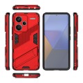 For Xiaomi Redmi Note 13 Pro Punk Armor 2 in 1 PC + TPU Phone Case(Red)