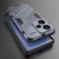 For Xiaomi Redmi Note 13 Pro Punk Armor 2 in 1 PC + TPU Phone Case(Grey)