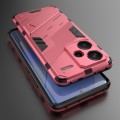For Xiaomi Redmi Note 13 Pro Punk Armor 2 in 1 PC + TPU Phone Case(Light Red)