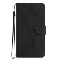 For Google Pixel 6 Pro Stitching Embossed Leather Phone Case(Black)