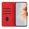 For OnePlus Ace 2V Heart Pattern Skin Feel Leather Phone Case(Red)