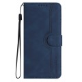 For OnePlus Ace 2V Heart Pattern Skin Feel Leather Phone Case(Royal Blue)