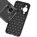 For Huawei nova 11 Carbon Fiber Texture Shockproof TPU Phone Case(Black)