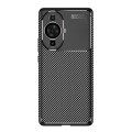 For Huawei nova 11 Pro Carbon Fiber Texture Shockproof TPU Phone Case(Black)
