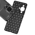 For Huawei nova 11 Pro Carbon Fiber Texture Shockproof TPU Phone Case(Black)