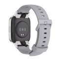 For Redmi Watch 3 Mijobs Honeycomb Texture TPU Watch Band(Grey Silver)