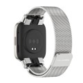 For Redmi Watch 3 Mijobs Milan Magnetic Metal Watch Band(Silver)