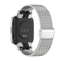 For Redmi Watch 3 Mijobs Milan Buckle Metal Watch Band(Silver)