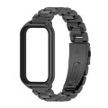 For Redmi Band 2 Mijobs Metal Shell + Three-Bead Stainless Steel Watch Band(Black)