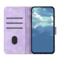 For OnePlus Ace 2V Line Pattern Skin Feel Leather Phone Case(Light Purple)