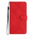 For Xiaomi 14 Stitching Embossed Leather Phone Case(Red)