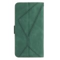 For Xiaomi Redmi Note 13 4G Global Stitching Embossed Leather Phone Case(Green)
