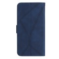 For Xiaomi Redmi Note 13 4G Global Stitching Embossed Leather Phone Case(Blue)