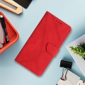For Xiaomi Redmi A3 Stitching Embossed Leather Phone Case(Red)